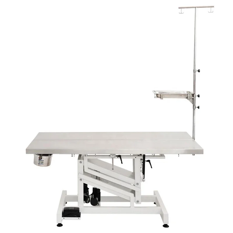 Veterinary Adjustable V Shape Operating Table Thermostatic Electric Lift Pet Examination Table