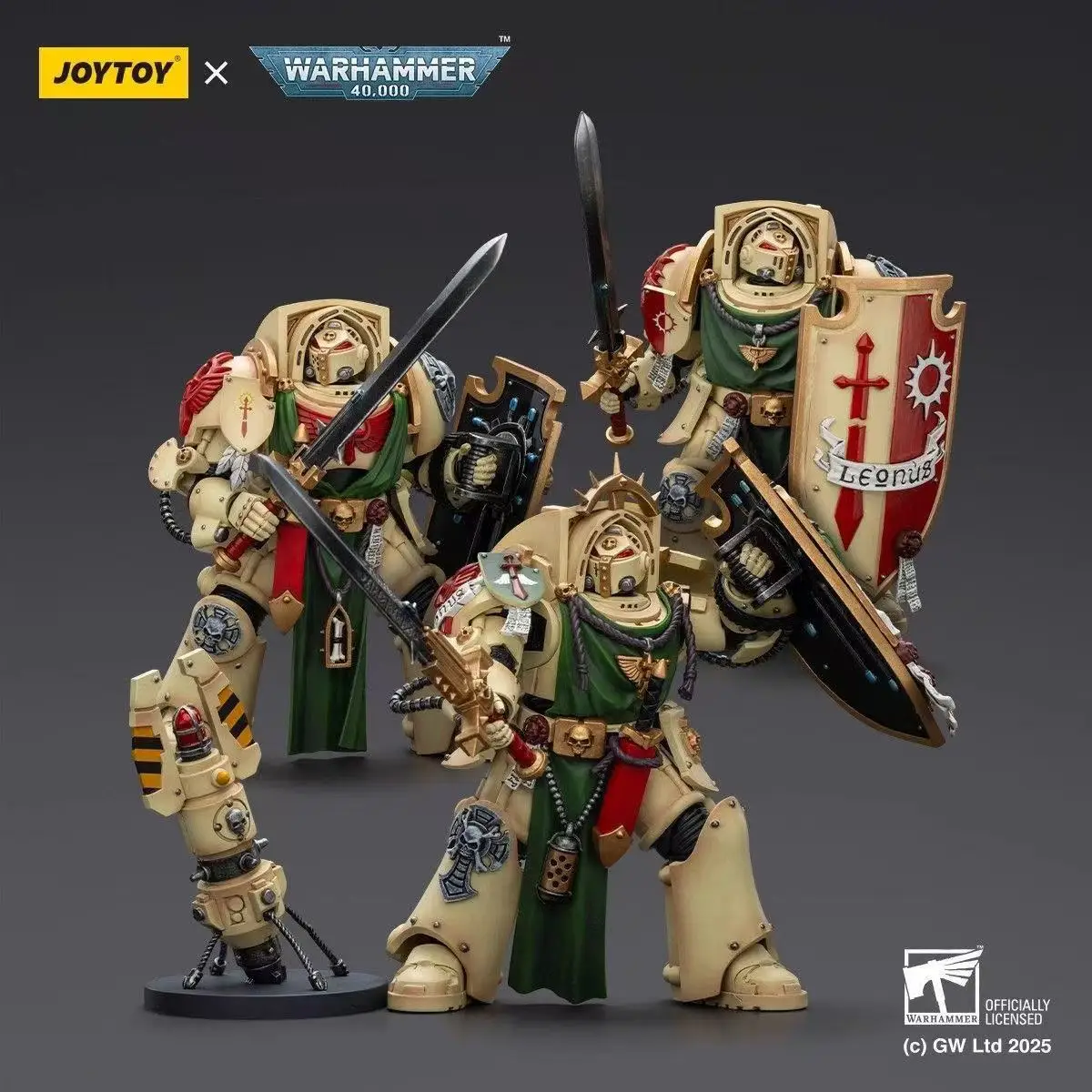 

[Предзаказ] JOYTOY Warhammer 40K 1/18 Фигурки Темные ангелы Рыцарь смерти 3 шт. Модель мальчика в подарок