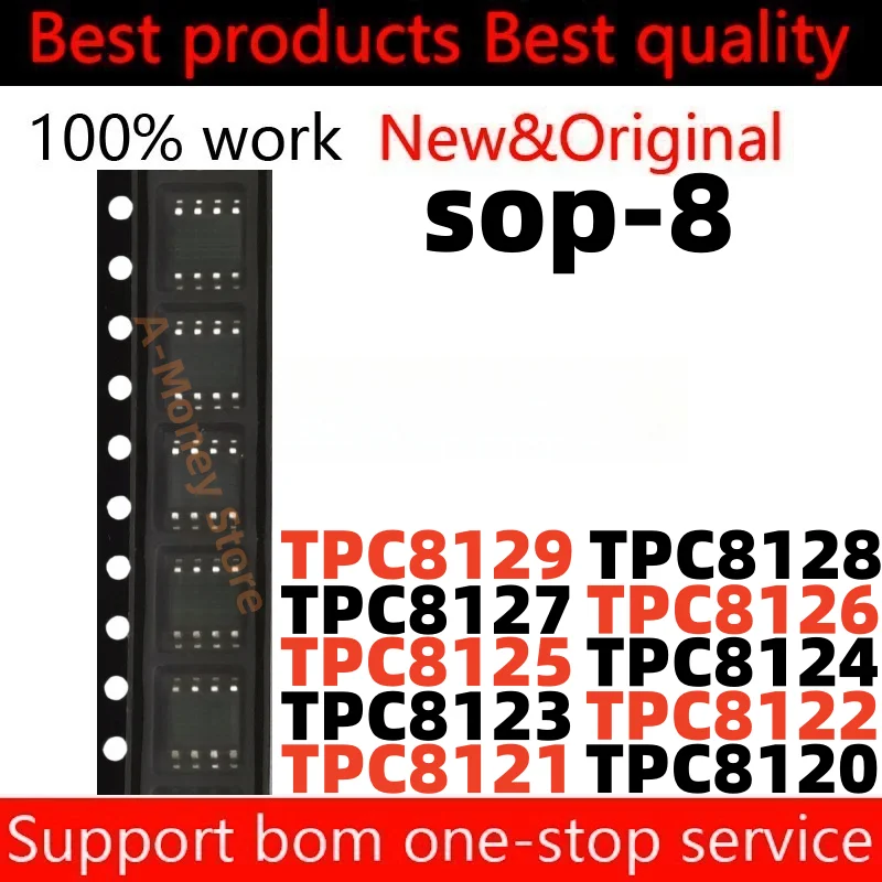 

(10pcs)TPC8124 TPC8125 TPC8126 TPC8122 TPC8123 TPC8120 TPC8121 TPC8127 TPC8128 TPC8129 sop-8