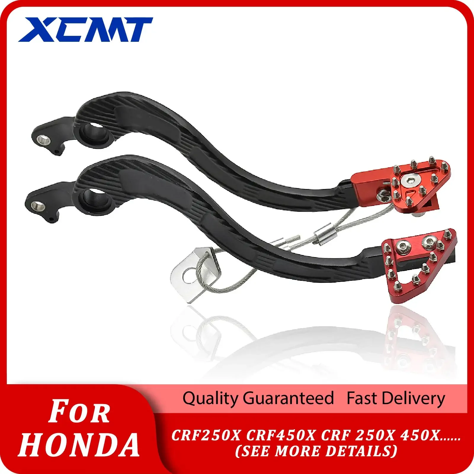 

Motorcycle CNC Aluminum Forged Rear Brake Pedal Lever For Honda CRF250X CRF450X CRF 250X 450X 250 450 X 2005-2017 MX Motorbike