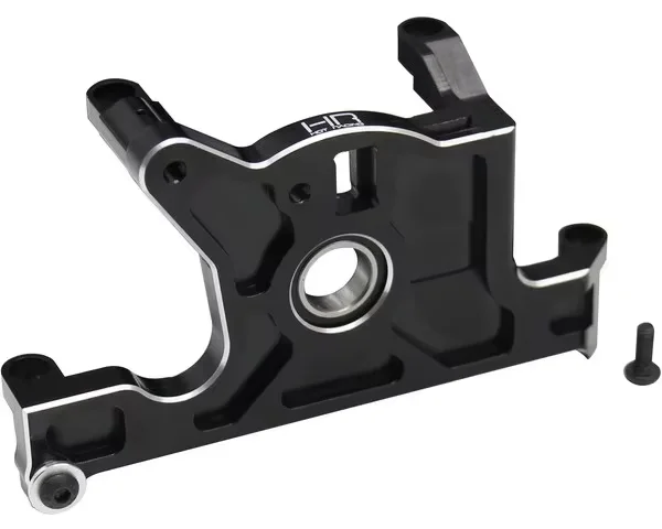 Hot Racing aluminum motor mount with over-sized bearings for Traxxas Rusler 4x4 Slash LCG4X4 Rally