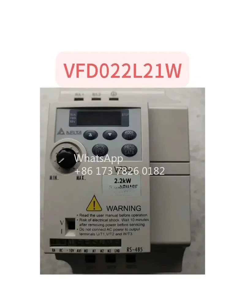 

Преобразователь частоты б/у, 2,2 кВт, однофазный вход VFD022L21W, тест в порядке, в наличии