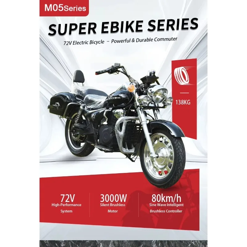 72V 3000w 20 ah High-Power Off-Road Electric Motorcycle Lithium 80km/h Racing Sportbikes