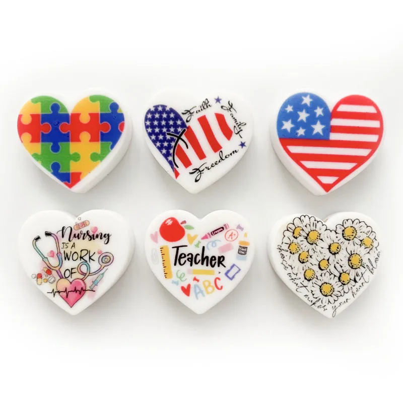 80pcs New Silicone Beads Wholesale Handwork Focal Beads Baby Toy DIY String Pen Bead Nipple Chain Jewelry Pendant Accessories