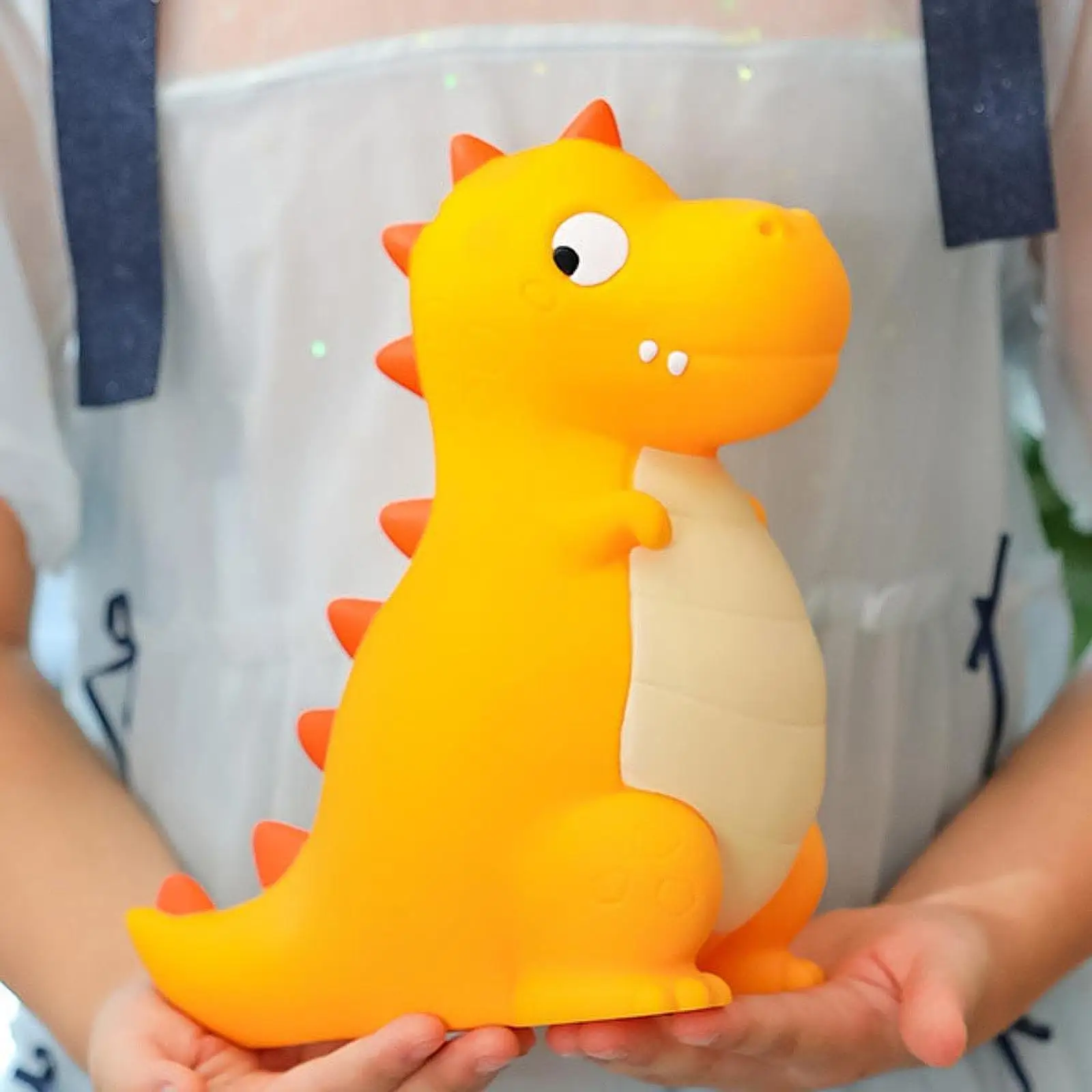Dinosaur Piggy Bank Table Centerpiece Container Organizer Box Saving Box for Boys Girls Living Room Home Baby Shower Desktop
