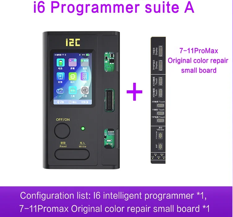 I2C i6 Intelligent Programmer   6-13 Pro Max Original Screen True Tone Recovery Battery and Dot Maxtrix Repair Tools