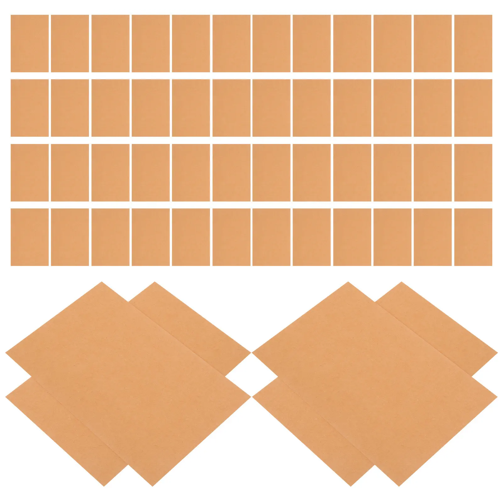 

60 шт. двусторонних заготовок для открыток из премиального картона для DIY-проектов, поздравительных открыток, почтовых отправлений, заметок, скетчей и поделок