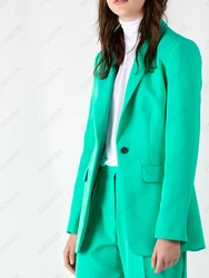 FRENKEN，Women's suit, outerwears，design sense workwear, Women's jacket，new in outerwears，Colorful suit，Classic tailored blazer