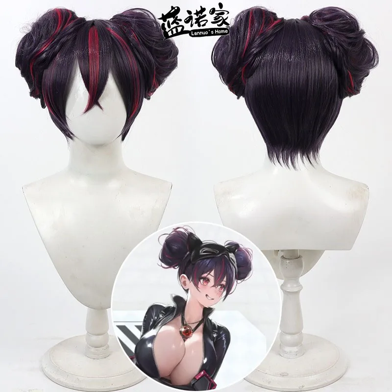 

Anime Goddess of Victory: NIKKE Quency Cosplay Wig Halloween Carnival Party Props Synthetic Hair Heat Resistant Fiber + Wig Cap
