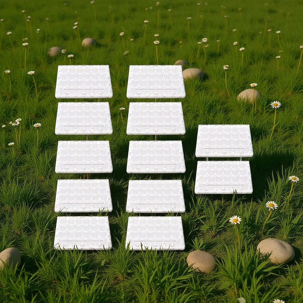 Caja de almacenamiento de huevos de codorniz, soporte de plástico transparente para huevos, organizador de bandeja plana para refrigerador y congelador, 12 Uds.