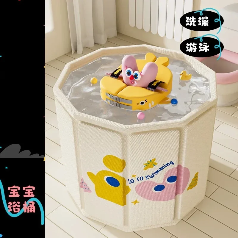 banheira com balde de natação