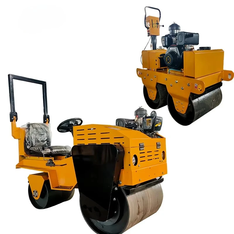 1 Ton 2 Ton 3 Ton Road Roller Machine Diesel Small Micro Roller Compactor Pavement Mini Small Road Roller Machine for Ecuador