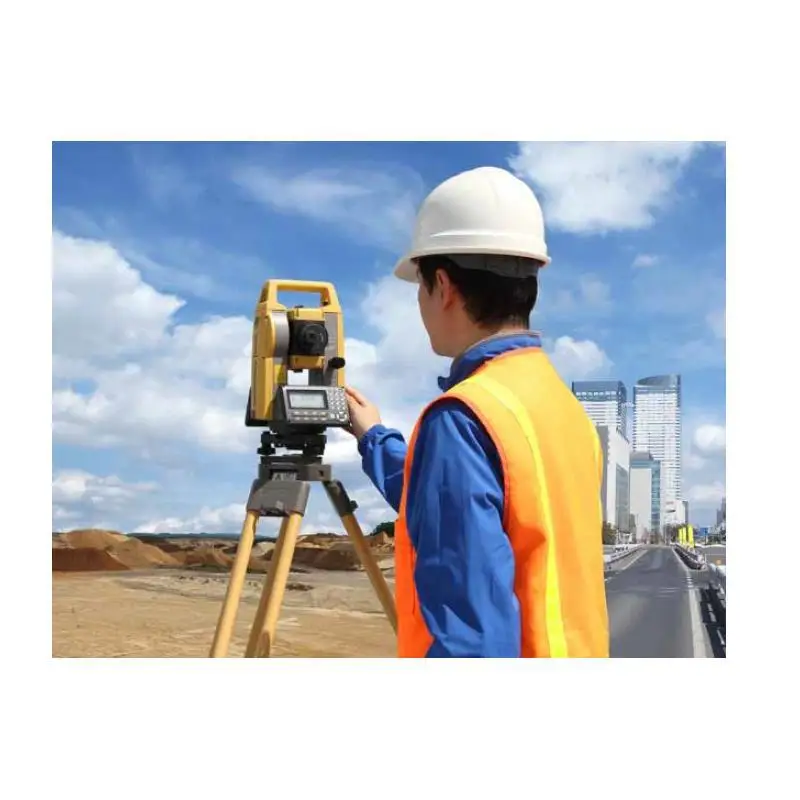 Geodetic Total Station Instrument English Version High Precision 1 Second Level Total Station Instrument