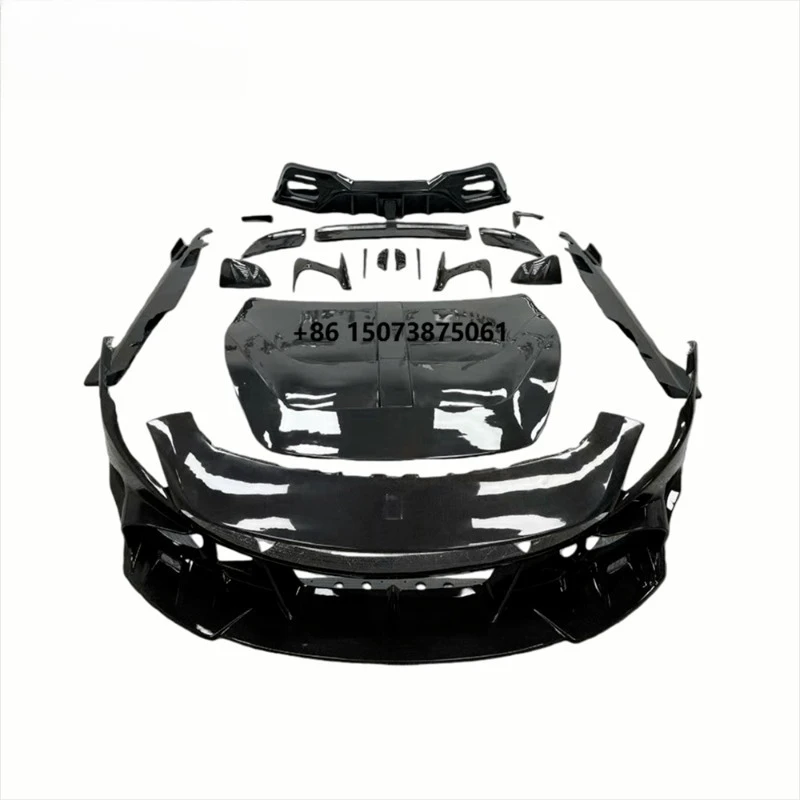 Msy Style Dry All Carbon Fiber Body Kit forROMA Front Bumper Front Lip Cover Side Skirt Rear Lip Tail Wing