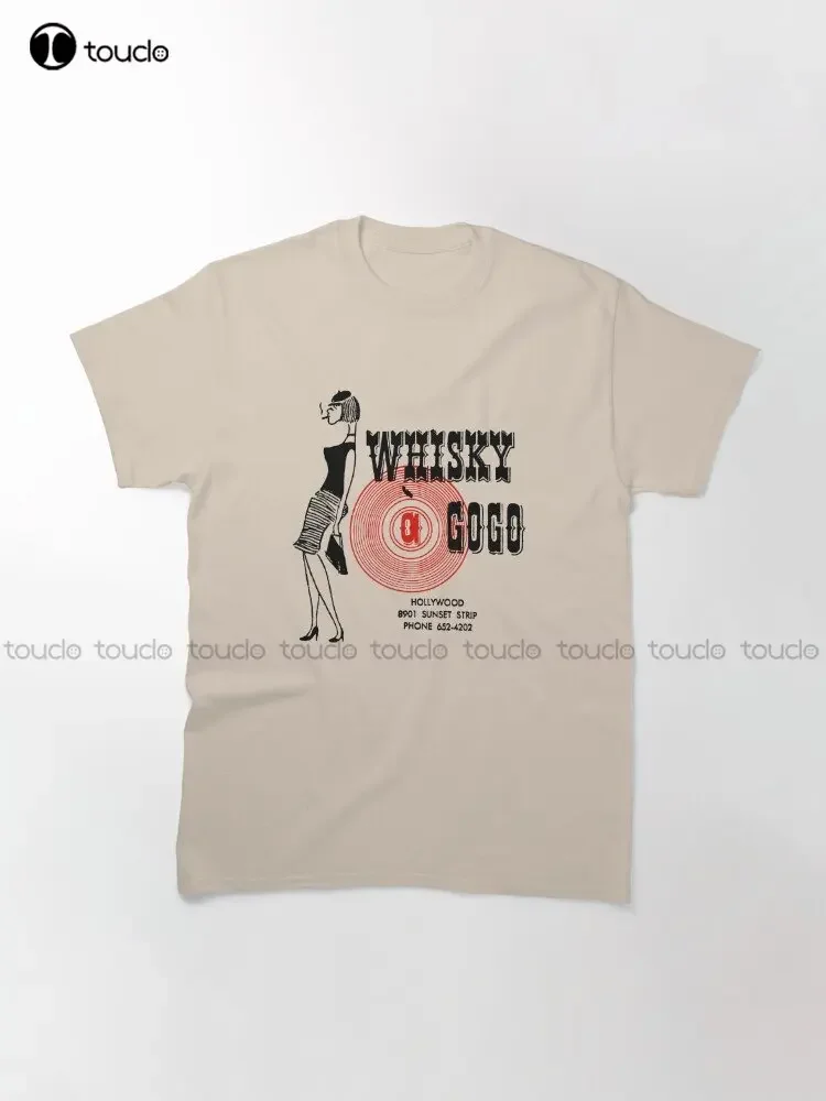 Whisky A Go-Go Vintage Poster Restoration | Digital Painting | Retro Band | Gig Poster Trending T-Shirt Creative Funny Tee