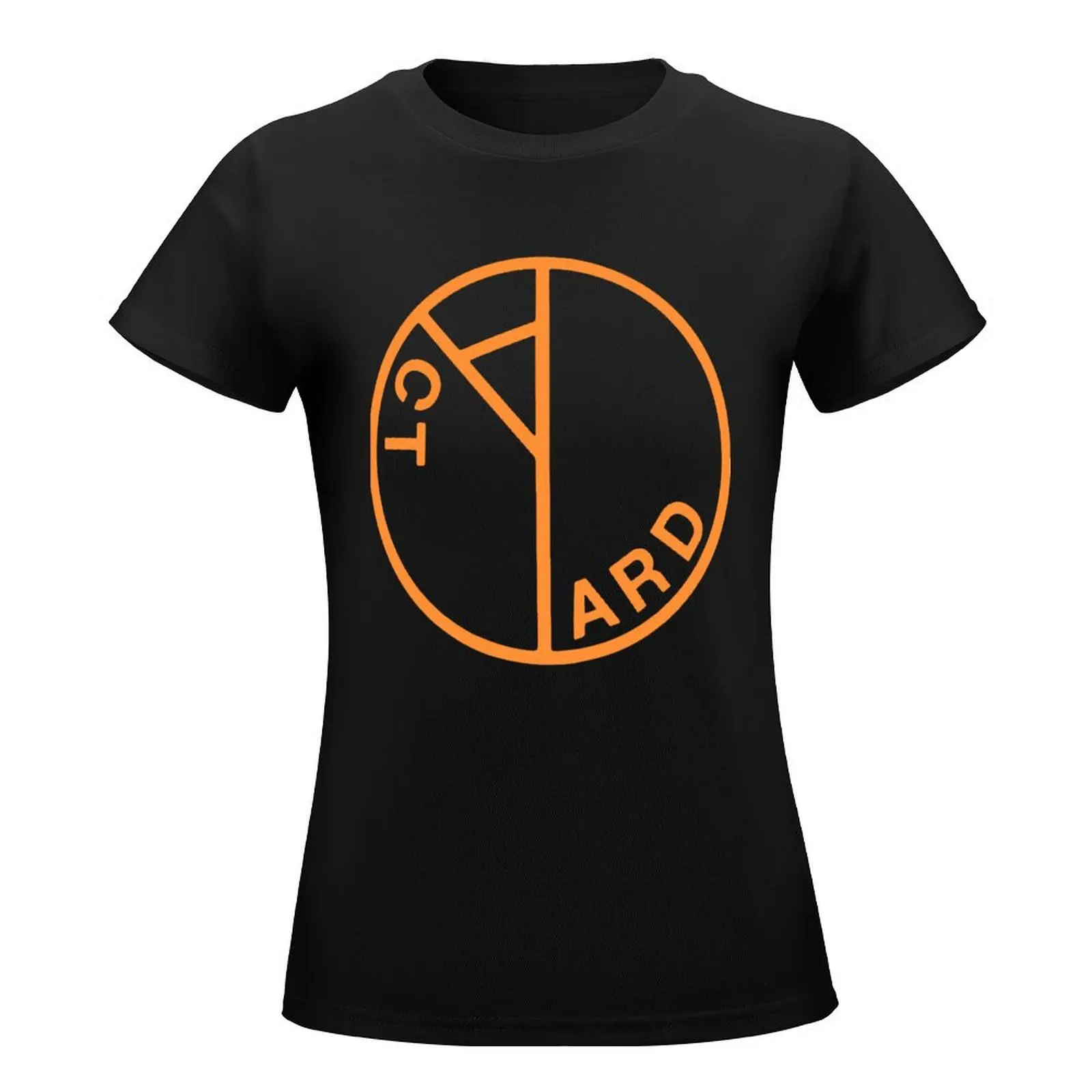 yard act logo orange the overload T-Shirt hippie clothes kawaii clothes tops Women