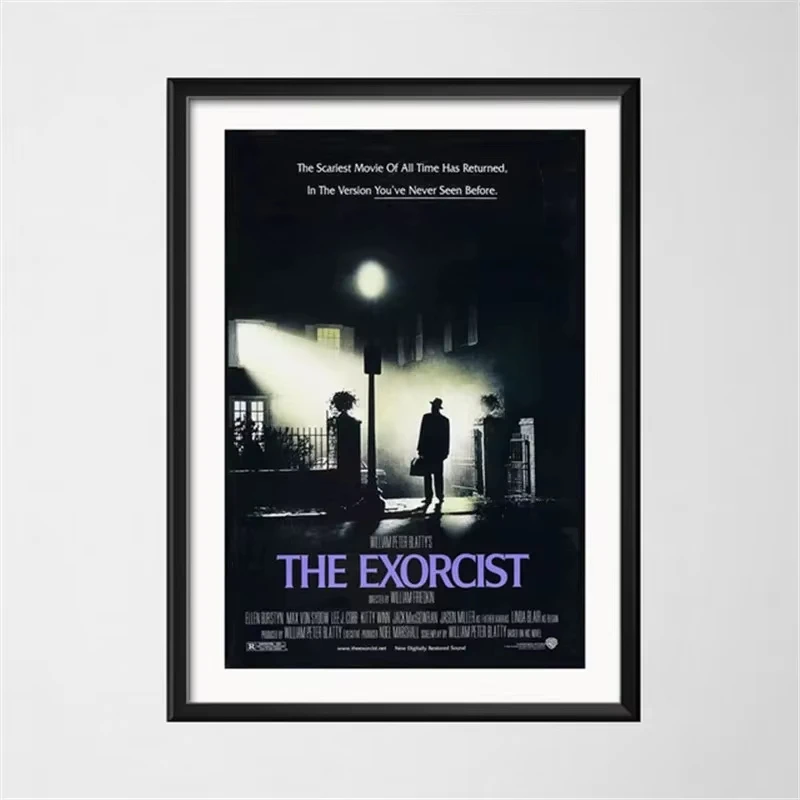 The Exorcist Classic Horror Movie Art Painting Vintage Canvas Poster Wall Home Decor