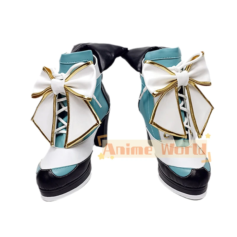 Gioco Anime Umamusume Pretty Derby Mejiro Dober Scarpe Cosplay Stivali Bambini adulti Accessori per costumi da festa di Halloween Puntelli