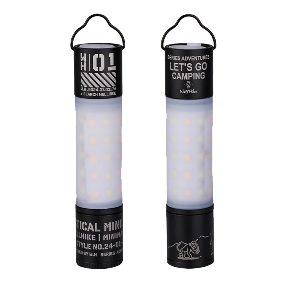 IPX4ไฟฉาย LED มือถือกันน้ำแบบพกพา2600mAh ไฟฉายกำลังสูงแบตสำรองสำหรับเดินป่าตั้งแคมป์กลางแจ้ง