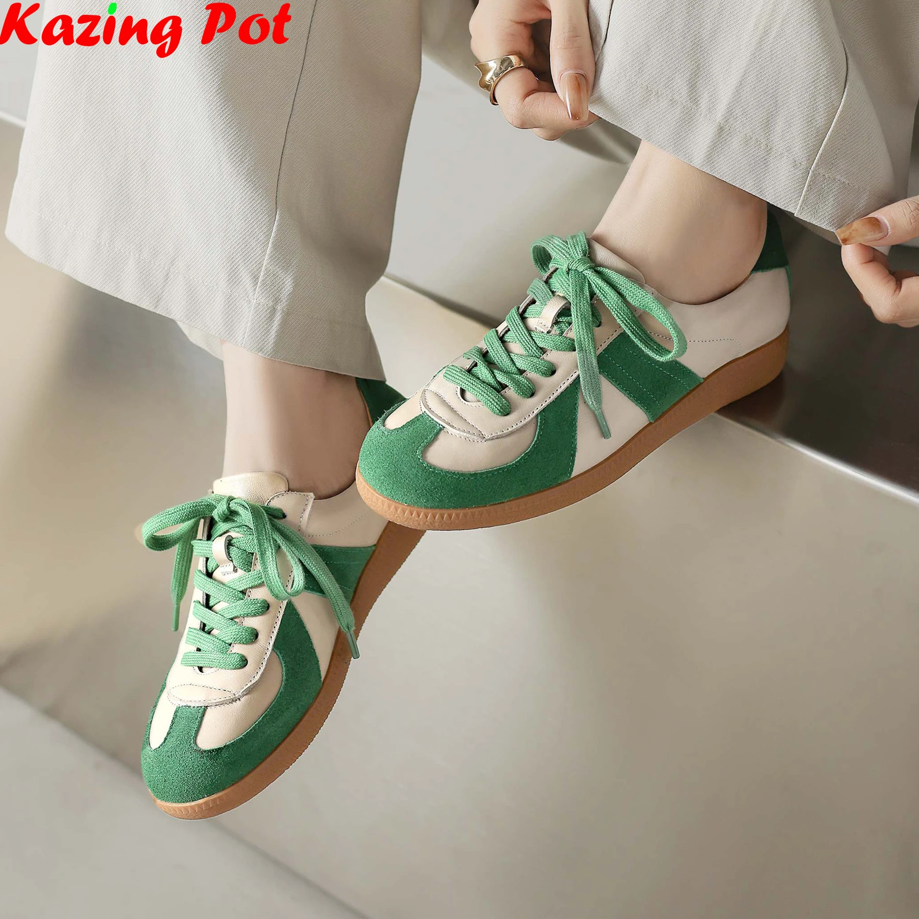 

Женские туфли-лоферы из натуральной кожи, размеры 34-43, разноцветные, на шнуровке, осенне-весенние, элегантные, повседневные, люксовые, для свиданий, брендовые, без каблука