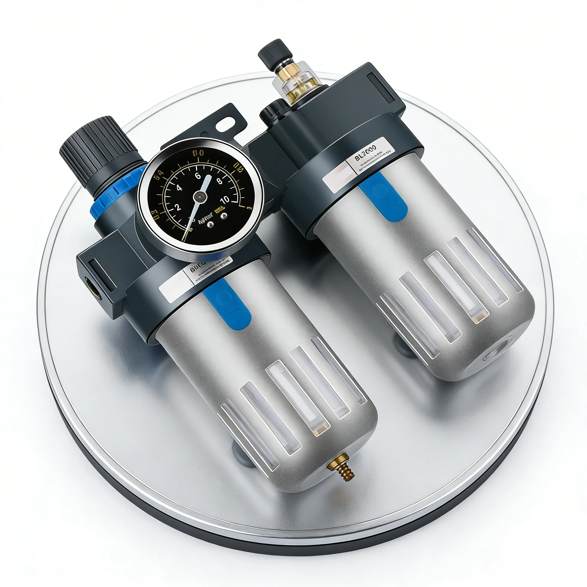 Air Source Processor Filter BFC2000 3000 4000 Two-piece BFR+BL Pressure Regulating Oil-water Separator