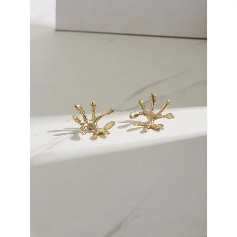 yesLight Luxury Creative Personality Small Handle Brass Embellished Original Design Drawer Wardrobe Door Pull