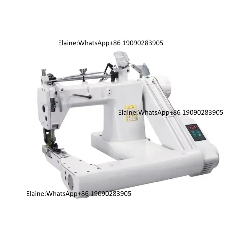 QK-928D High Speed Three-needle Thin Material Shirts Feed off the Arm Chainstitch Industrial Sewing Machine