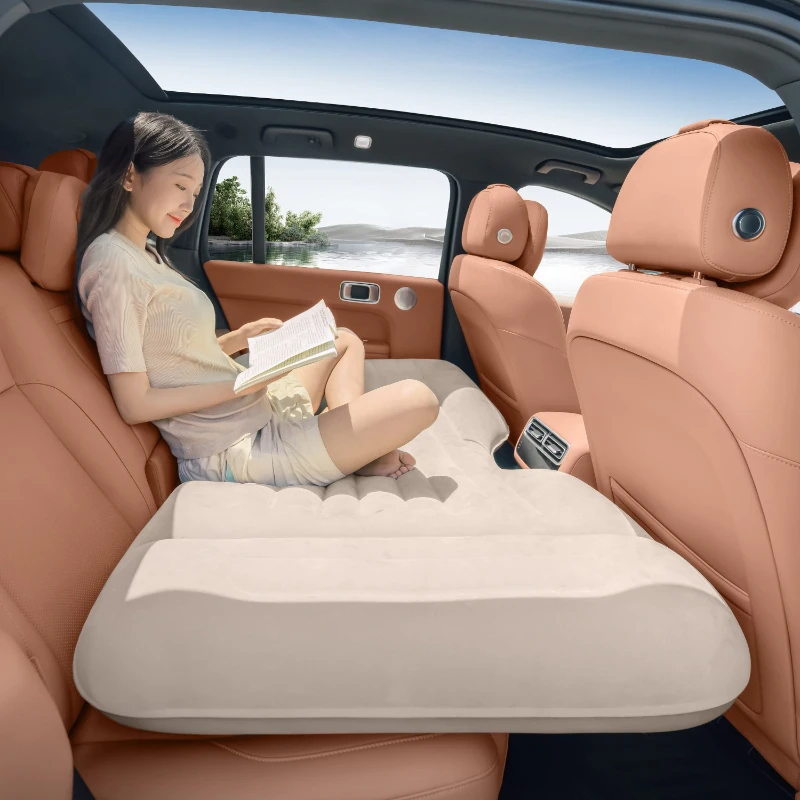 Car Air Bed Mattress Pad Cushion Inflatable Back Seat Sleeping Travel for SUV Sedan Camping Portable Durable Comfortable Pro