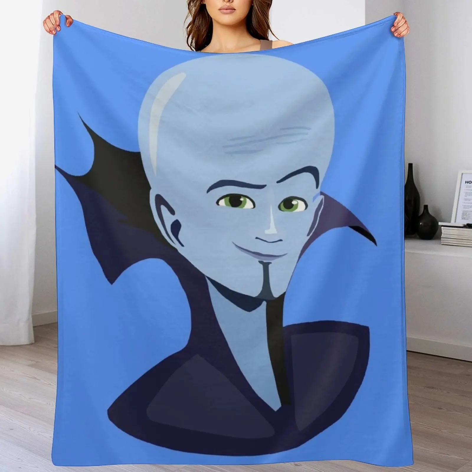 Megamind / big brain Throw Blanket christmas decoration Flannel blankets ands Large Blankets