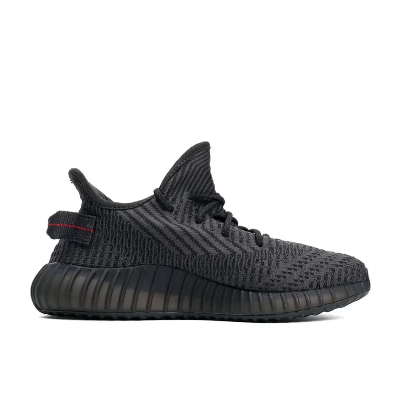 

Оригинальная повседневная обувь Yeezy, размер 35, 49, супер подошва, серия 350, черный ангел, модная дышащая мужская и женская спортивная обувь