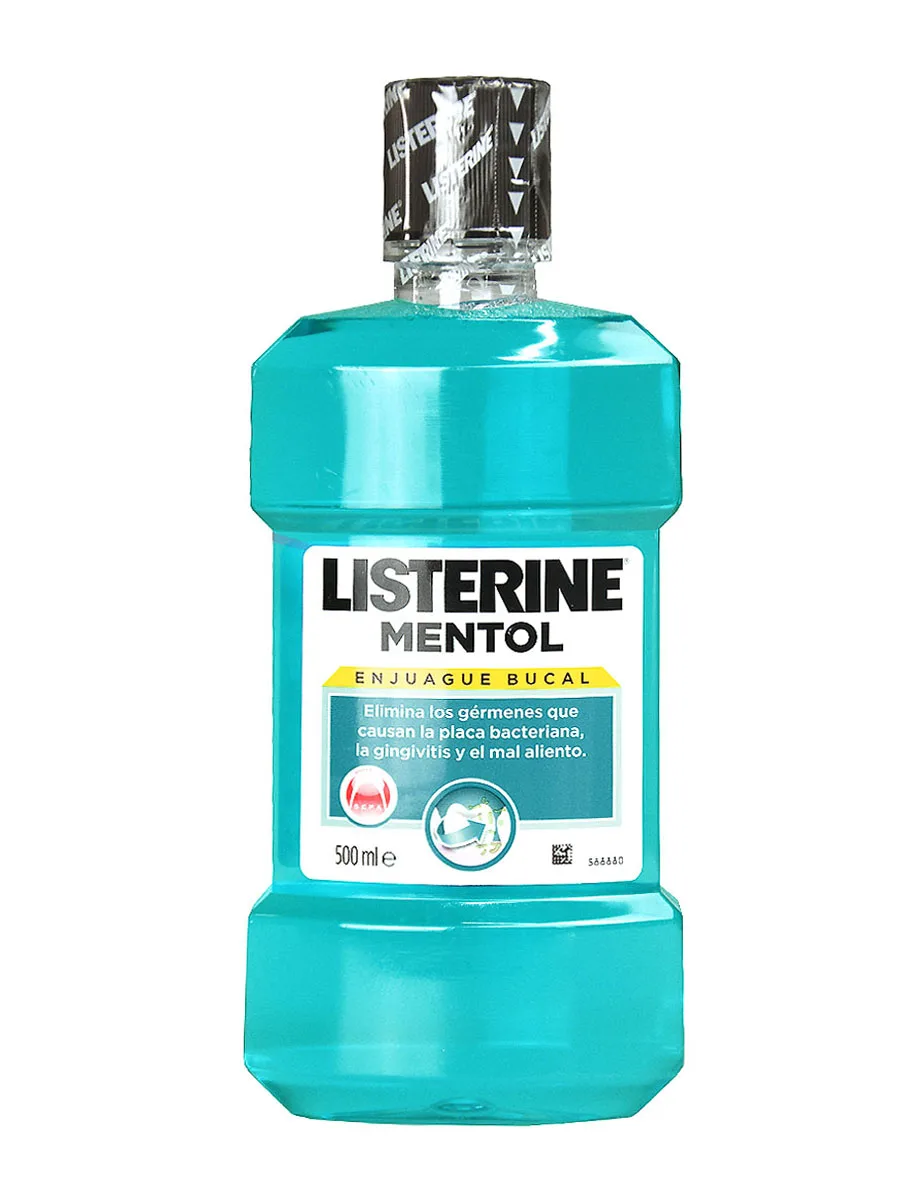 Listerine mouthwash menthol 500 ml - 24 hours of protection and fresh breath