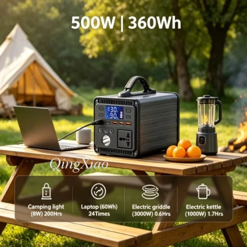 Portable Outdoor Mobile Solar Energy Storage System Multi‑Function Battery Power Station For Outdoor Standby Power Application