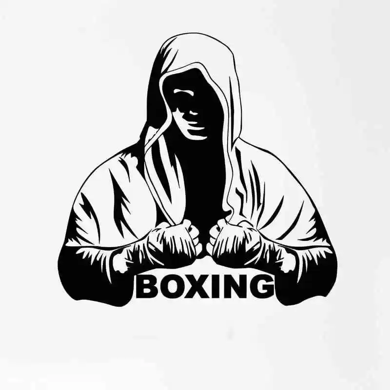 Boxing Wall Sticker Kick Boxer Play Glove Free Combat Vinyl Striker Home Decoration Wall Decor Pugilism Car Decal