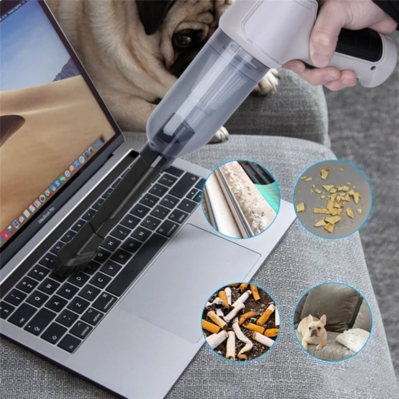 BAAJ-3-In-1 مكنسة كهربائية للسيارة روبوت تلقائي لاسلكي آلة تنظيف قوية اكسسوارات السيارات الأجهزة المنزلية قوية #5