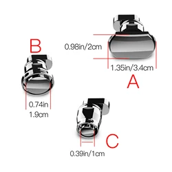 WOYO PDR Linguette in acciaio per strumenti di riparazione ammaccature auto, parti di linguette in ferro per accessori per estrattori ammaccature con martello scorrevole