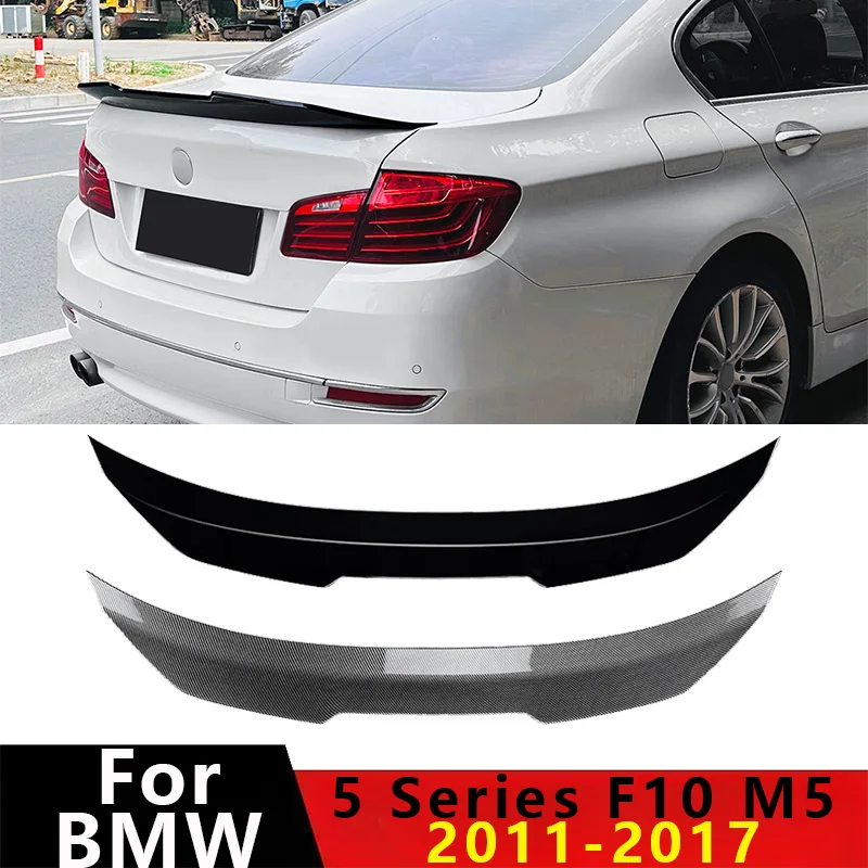 

Car Rear Spoiler Wings For BMW 5 Series F10 M5 2011-2017 Tuning Lip Diffuser Decoration Replacement Exterior Parts Accessories