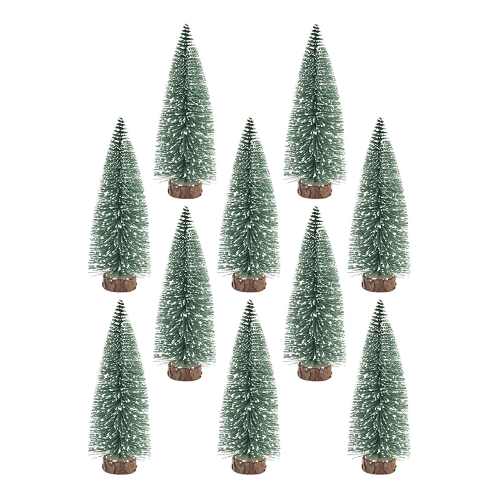 

10 Pcs Christmas Christmas naments Tree Decorations Wooden Light Bulb naments for Desktop Cabinet Xmas Party Festive Gifts
