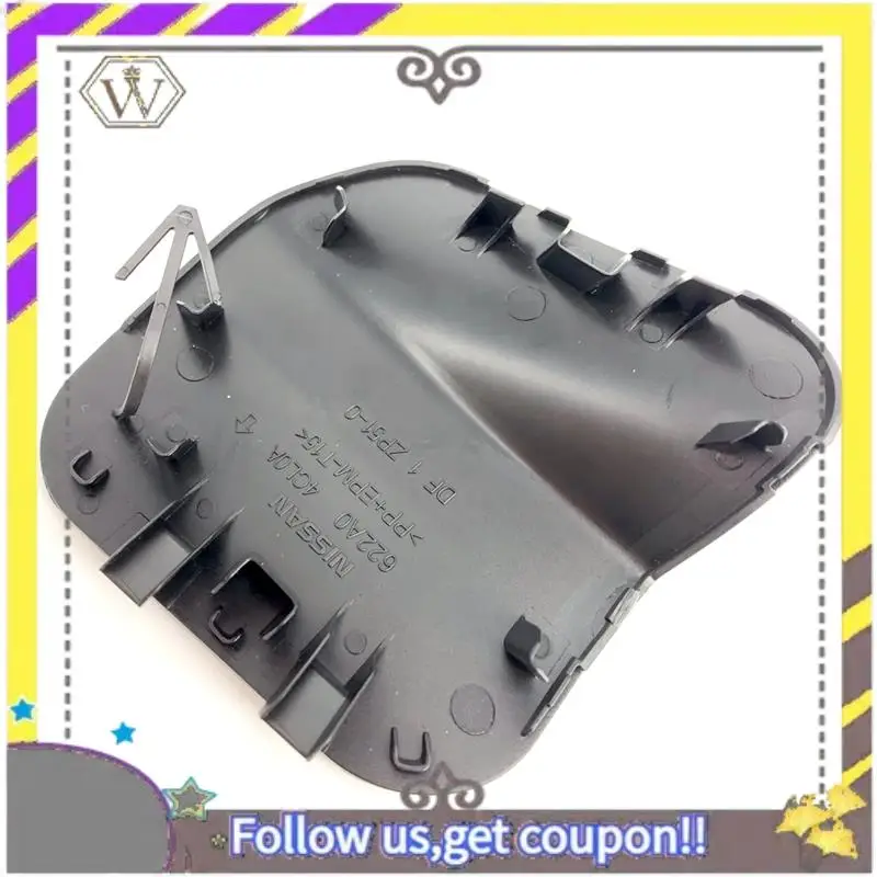 

ABXV-Black Bumper Tow Hook Cover Front Bumper Tow Hook Cover Cap For Nissan X-Trail Rogue T32 2014-2016 622A0-4CL0A