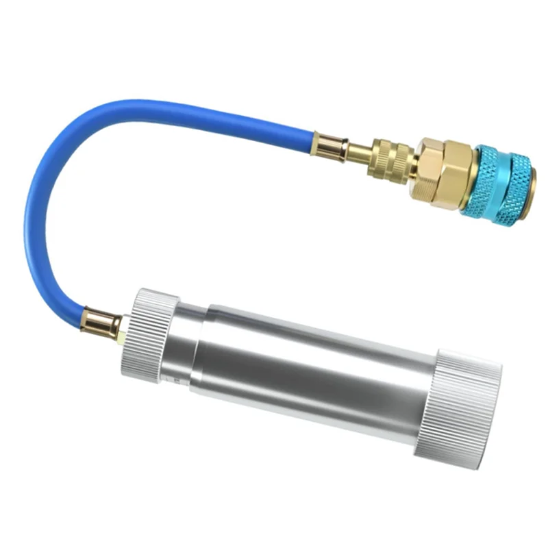 جعل أداة حقن زيت تكييف الهواء حاقن زيت المبردات R12 R134A R22 الهواء SAE 1/4 "صبغ حقن موصل السيارة #4