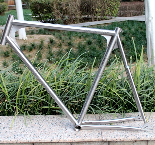 XACD Ti Cycles TJ-42 Titanium Track Bike Girder Frame Gravel Single Speed 700C Disc Brake Custom With Life-Warranty
