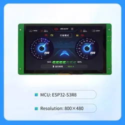 7 Inch ESP32-S3 Lexin Solution Display 800*480 Serial Port Screen Supports Wifi Bluetooth-compatible Touch Screen