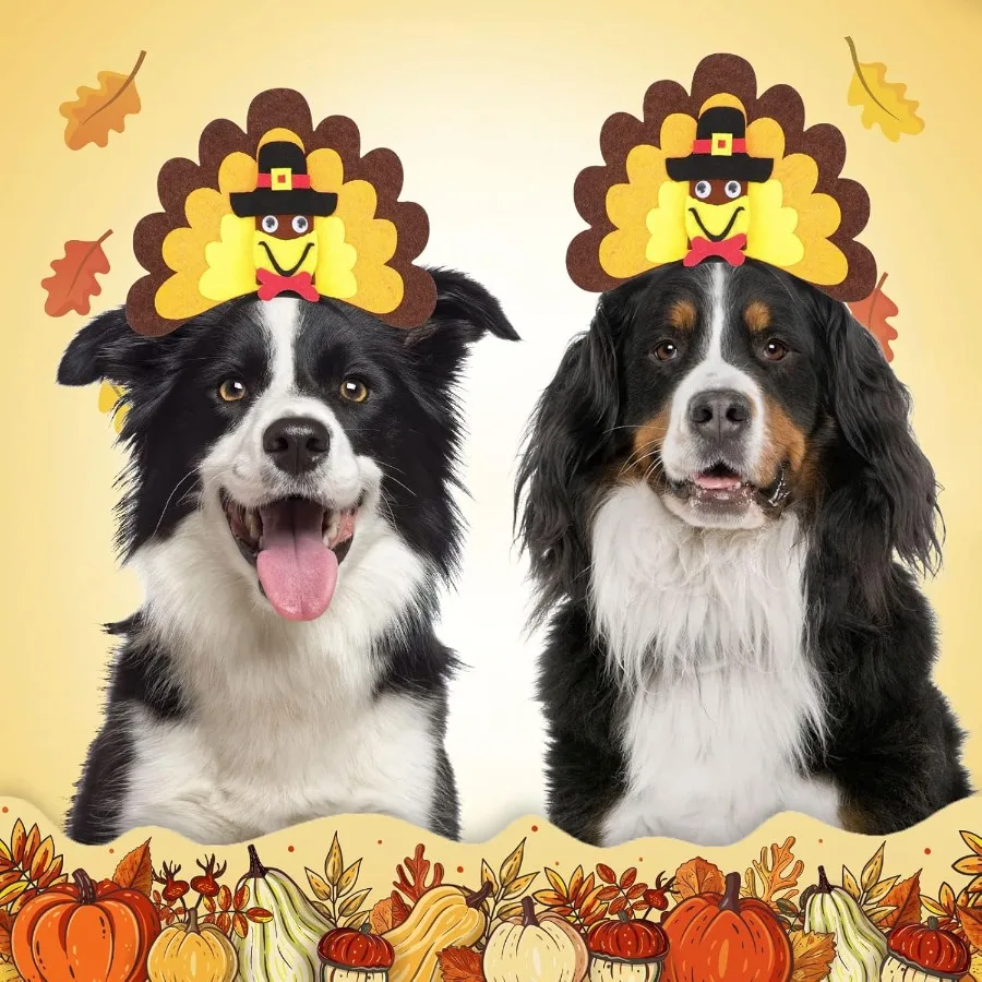 زي عيد الشكر للكلاب الديك الرومي للكلاب المتوسطة والكبيرة #5