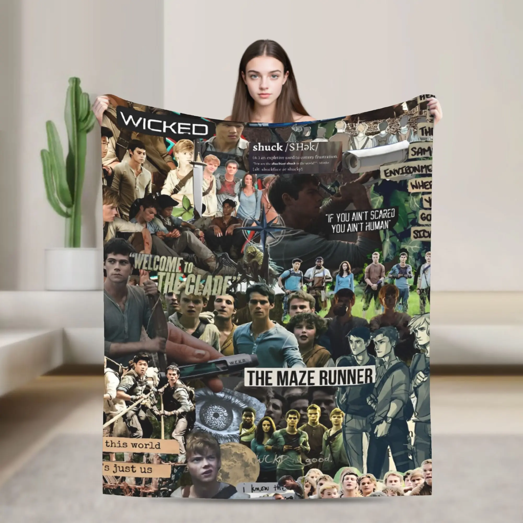 The Maze Runner Blankets Newt X Thomas Picnic Flannel Bedding Throws For Home Decor Super Warm Custom DIY Quality Bedspread Gift