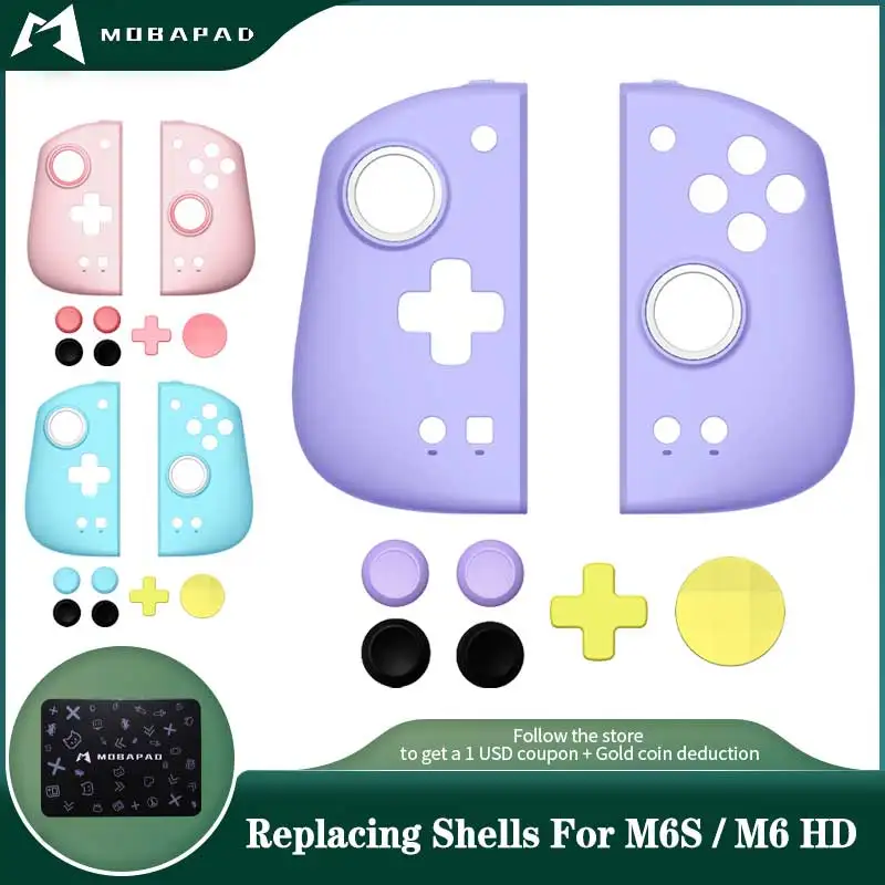 

MOBAPAD M6S / M6 HD Gemini 2 Game Controller Panels Cover，For Ninteno Switch / Switch OLED Left and Right Gamepad Grip Joypad