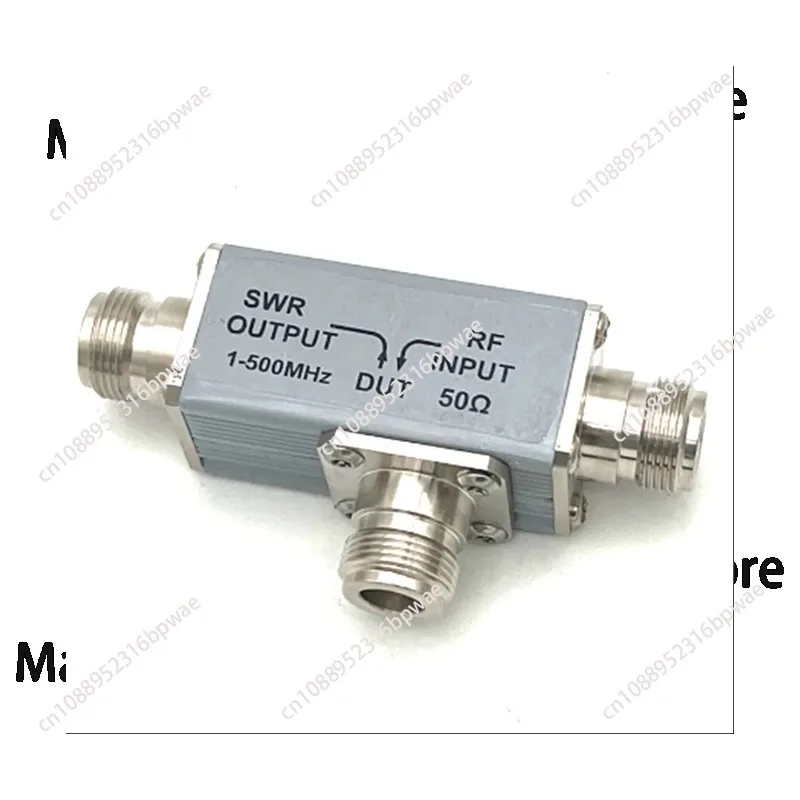 

1MHZ-500MHz SWR Bridge Reflection RF Bridge Standing Wave Directional Bridge for Antenna RF Network Measurement(A)