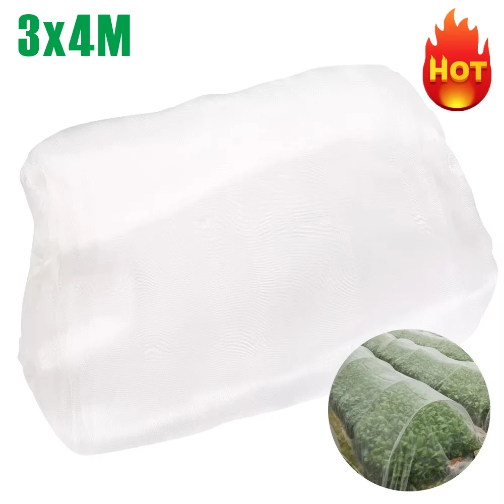 Tuin Insectenbeschermingsnet Planten Groenten Fruitverzorging Hoes Bloemen Kas Ongediertebestrijding Anti-vogel Beschermend net 60 mesh