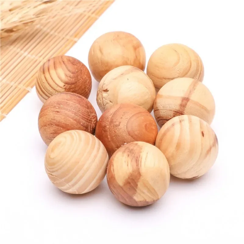 Wardrobe Clothes Drawer Mildew Pest Control Wood Ball Moth Insect Camphor Bug Repellent Natural Wood