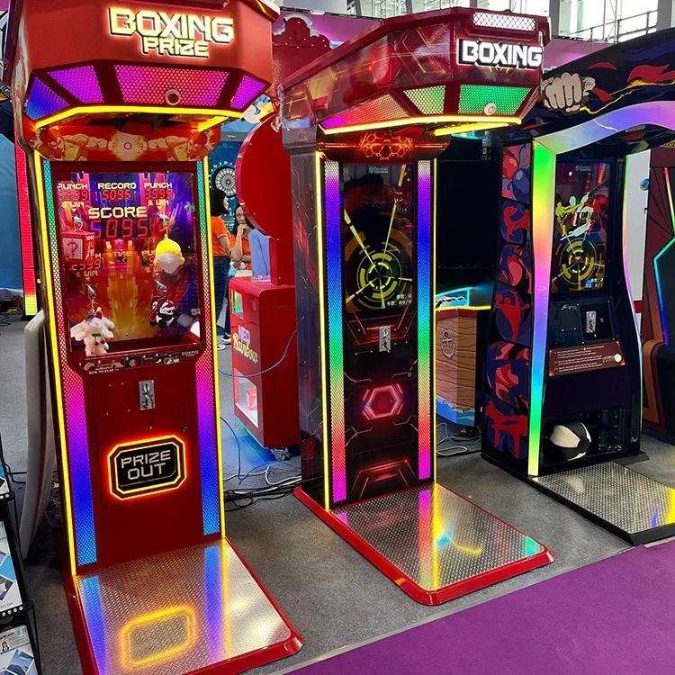 boxing machine, venting force measurement, boxing, dragon fist, video game city, cola machine, stress relief, boxing, coin throw