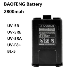 1-5 sztuk Talkie Baofeng UV-5R 2800mAh 7.4V akumulatory litowo-jonowe UV5R akcesoria radiowe Walkie Talkie bateria BL-5