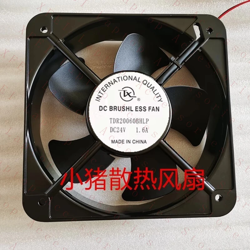 D  1PCS TDR20060BHLP DC24V 1.6A 20CM 2-Wire Cooling Fan